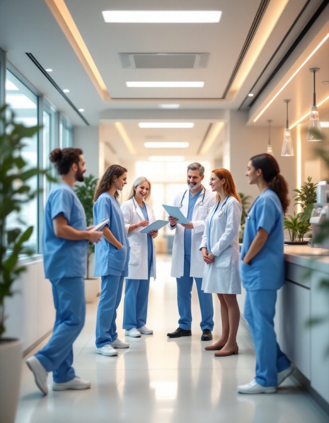 BridgeMed clinical team in a modern facility